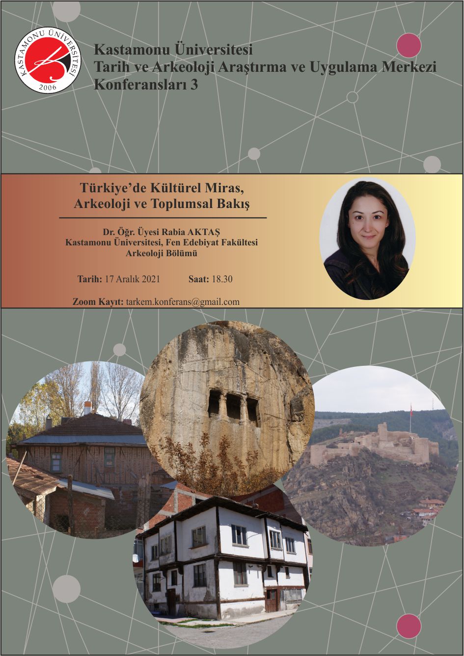 Türkiye’de Kültürel Miras, Arkeoloji ve Toplumsal Bakış Dr. Öğr. Üyesi Rabia AKTAŞ